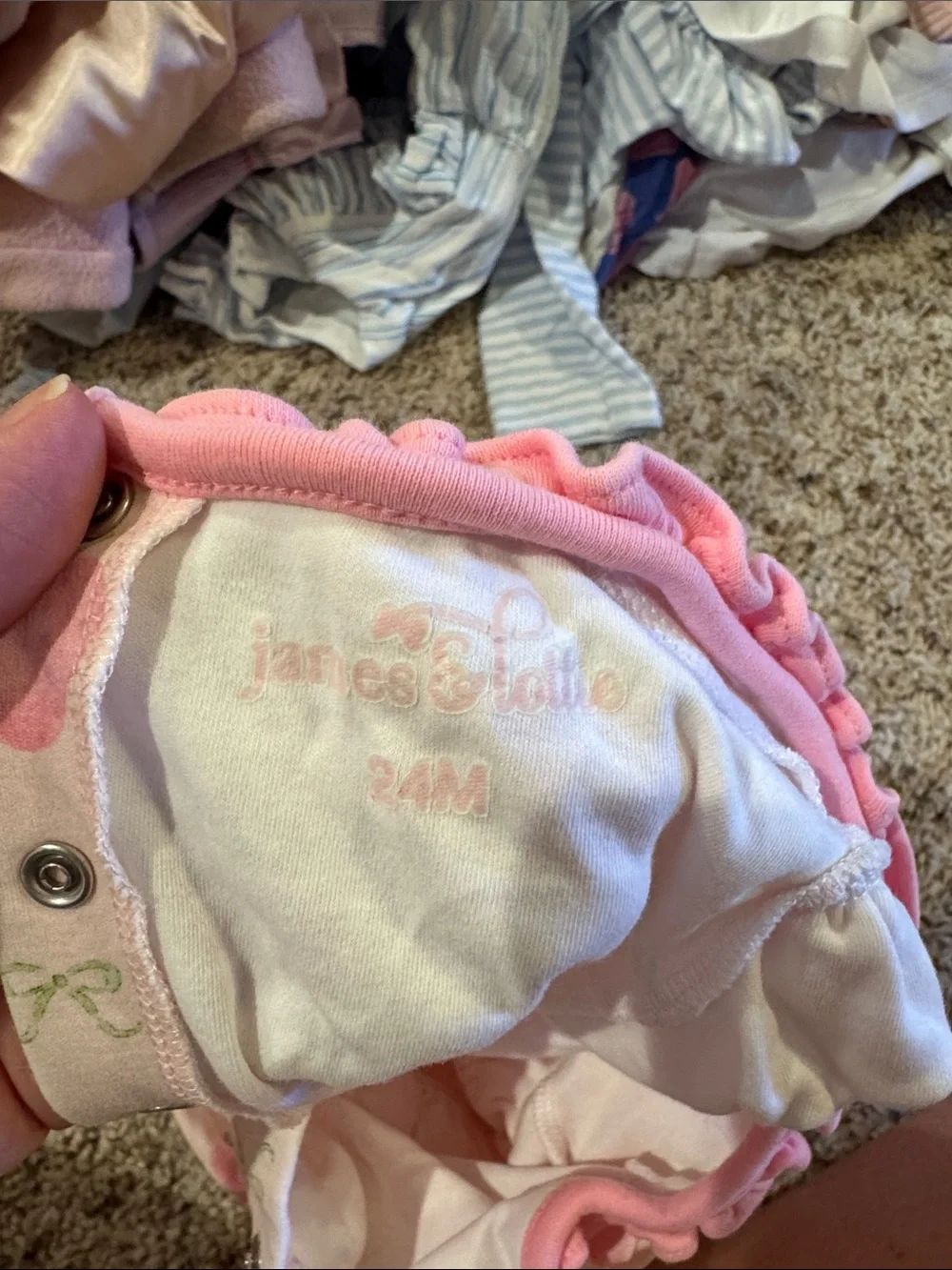 Baby Strawberry Print Pink Romper — Cute Infant Onesie